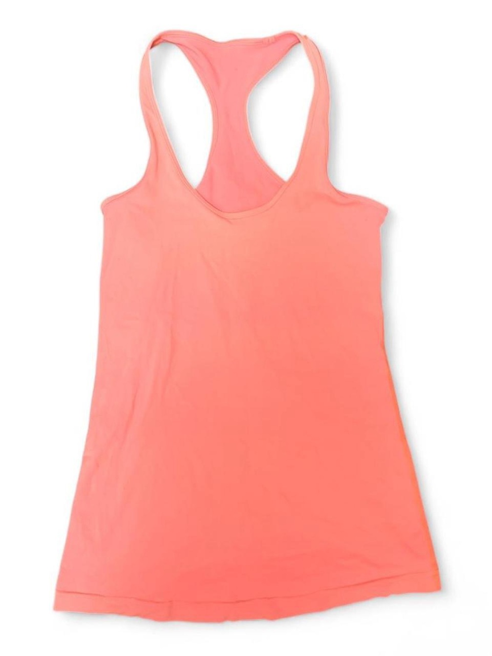 Orange racerback lululemon tank top